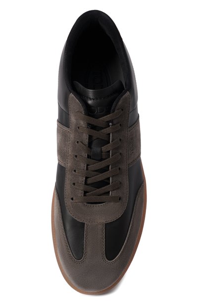 Кожаные кеды TOD’S хаки цвета по цене 77900 руб., арт. XXM68C0KP40/RZZ, фото 5 Кожаные кеды TOD’S, арт. XXM68C0KP40/RZZ, фото 5