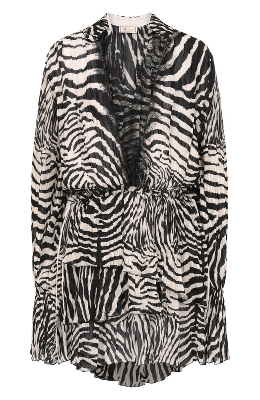 Платье из вискозы Blumarine 2A802A Чёрно-белый 2A802A