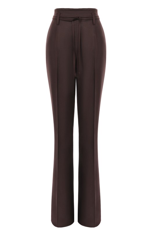 Шелковые брюки MVST M25.1PW.T004/ZEGNA Коричневый M25.1PW.T004/ZEGNA