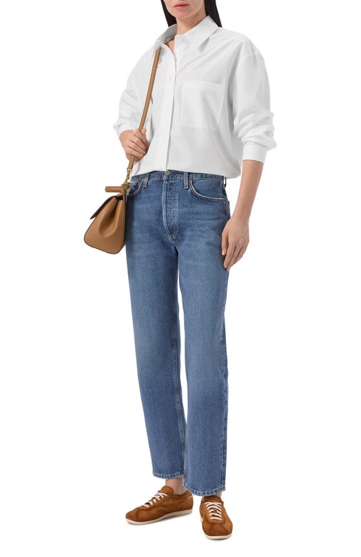 Замшевые кеды Santoni WBYG61449TIRTTNY Коричневый  WBYG61449TIRTTNY Фото 3