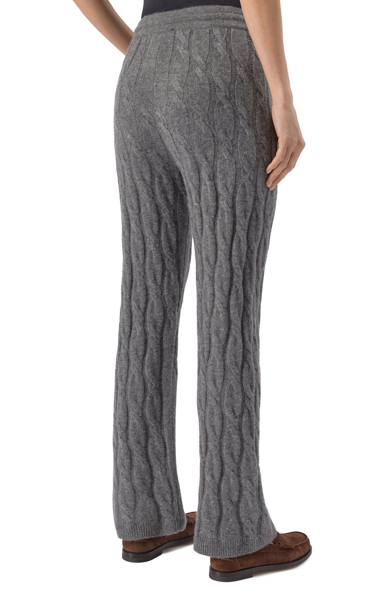 Брюки из кашемира и шерсти sporty & rich x le bristol paris SPORTY AND RICH, арт. PA041517619GY03, фото 4