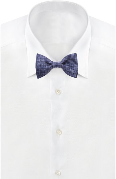 Галстук-бабочка LANVIN темно-синего цвета по цене 13300 руб., арт. 3293/B0W TIE, фото 2 Галстук-бабочка LANVIN, арт. 3293/B0W TIE, фото 2