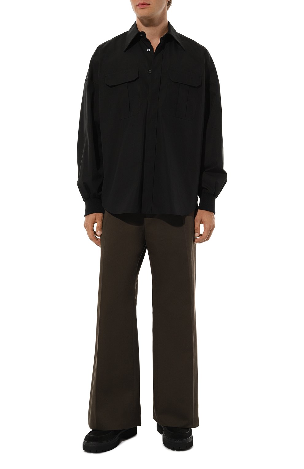 Хлопковая рубашка ALEXANDER MCQUEEN, арт. 720385/QRN66, фото 2