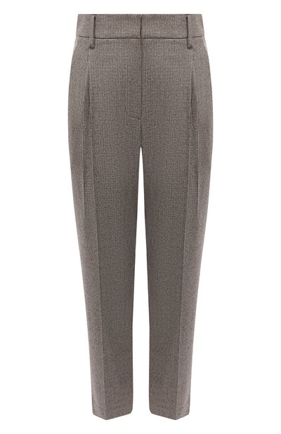 Женские шерстяные брюки BRUNELLO CUCINELLI, арт. MG454P7445