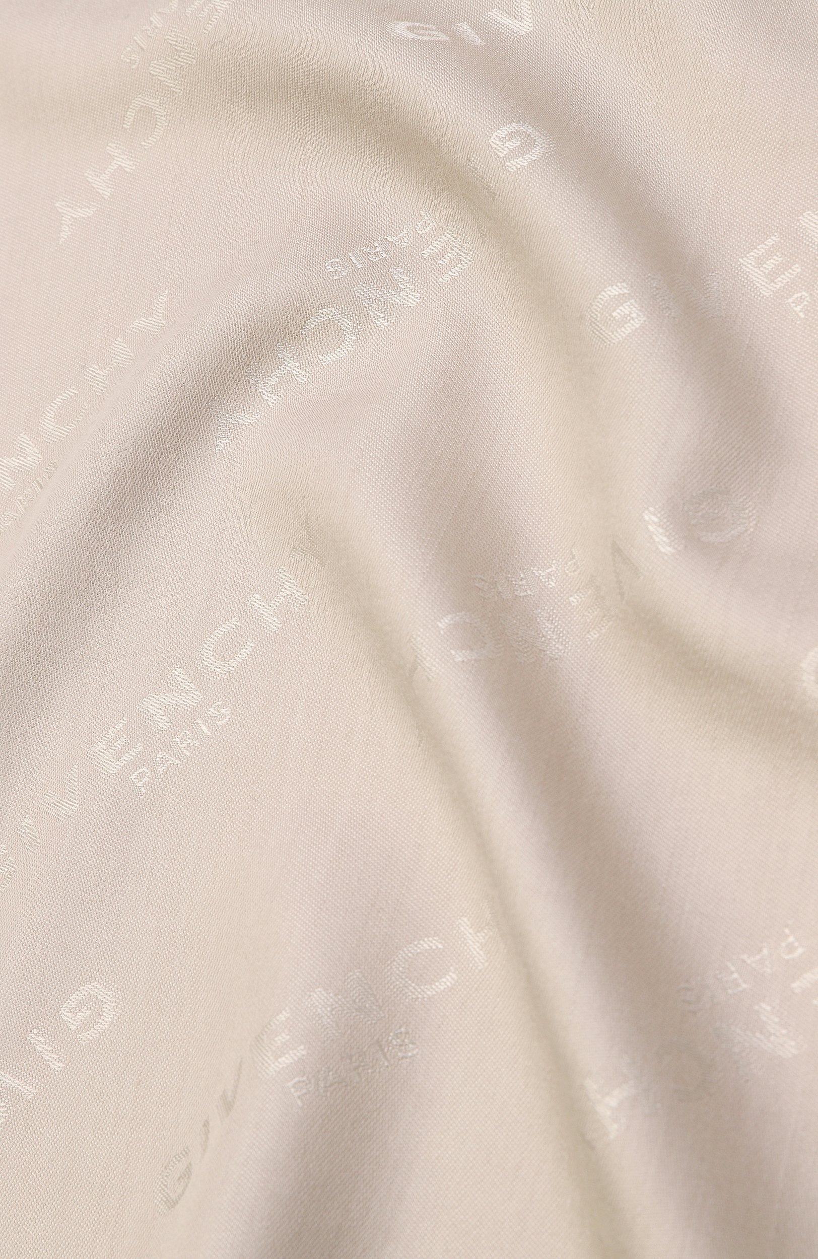 Шарф из шелка и шерсти GIVENCHY бежевого цвета по цене 54600 руб., арт. 710011876, фото 3 Шарф из шелка и шерсти GIVENCHY, арт. 710011876, фото 3