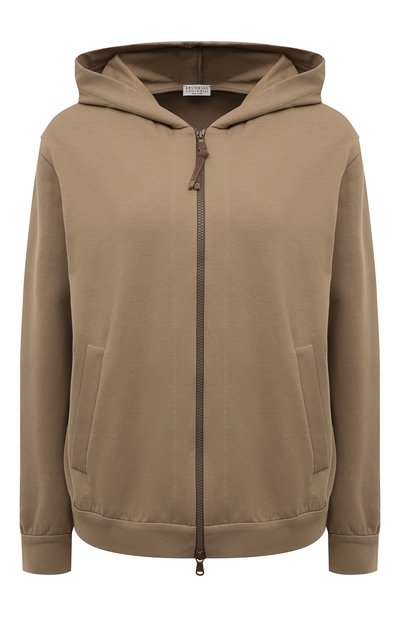 Женский хлопковая толстовка BRUNELLO CUCINELLI, арт. MH827SA306