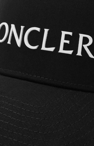Хлопковая бейсболка MONCLER темно-синего цвета по цене 15600 руб., арт. G2-091-3B000-14-04863, фото 4 Хлопковая бейсболка MONCLER, арт. G2-091-3B000-14-04863, фото 4