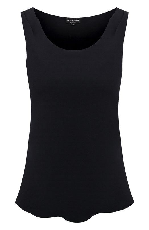 Шелковый топ Giorgio Armani 8CHCKZ30/TZ136 Чёрный 8CHCKZ30/TZ136
