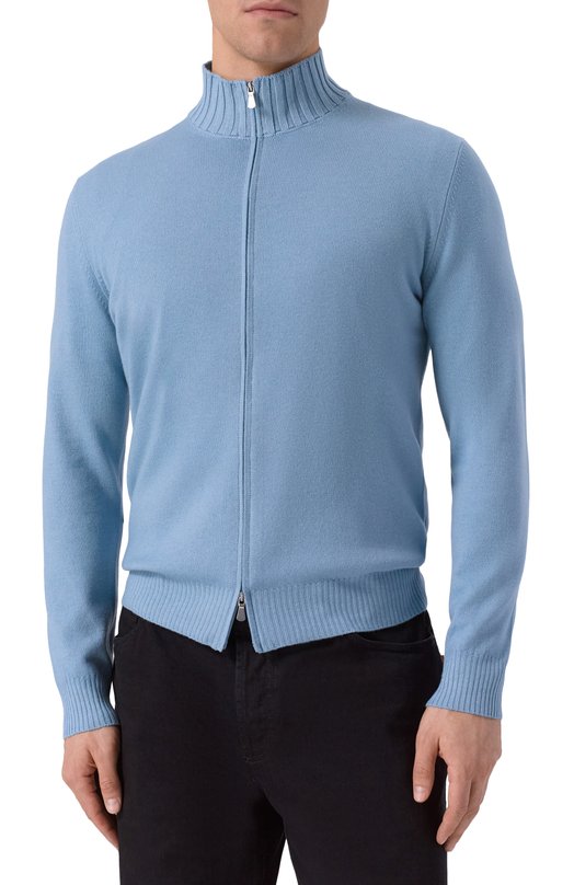 Кардиган из шерсти и кашемира Gran Sasso 57144/19588 Голубой  57144/19588 Фото 3