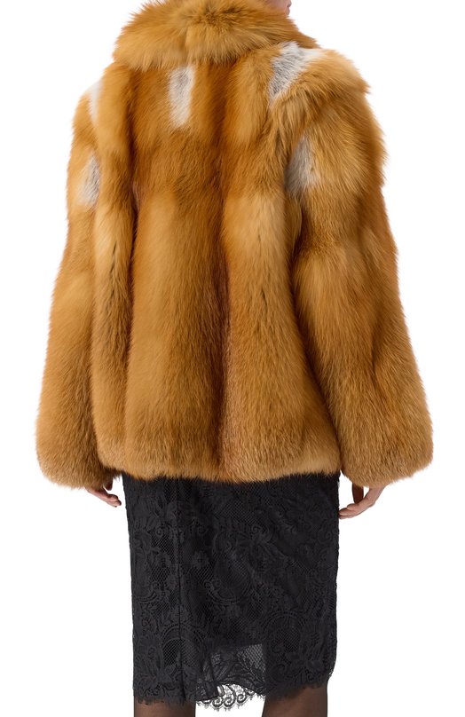 Шуба из лисы Giulia Gurman J2G42 Коричневый  J2G42 Фото 4