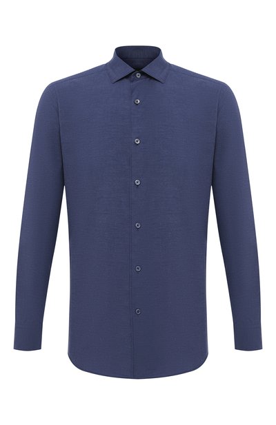 Мужская хлопковая рубашка ZEGNA, арт. UVX07/SAF2
