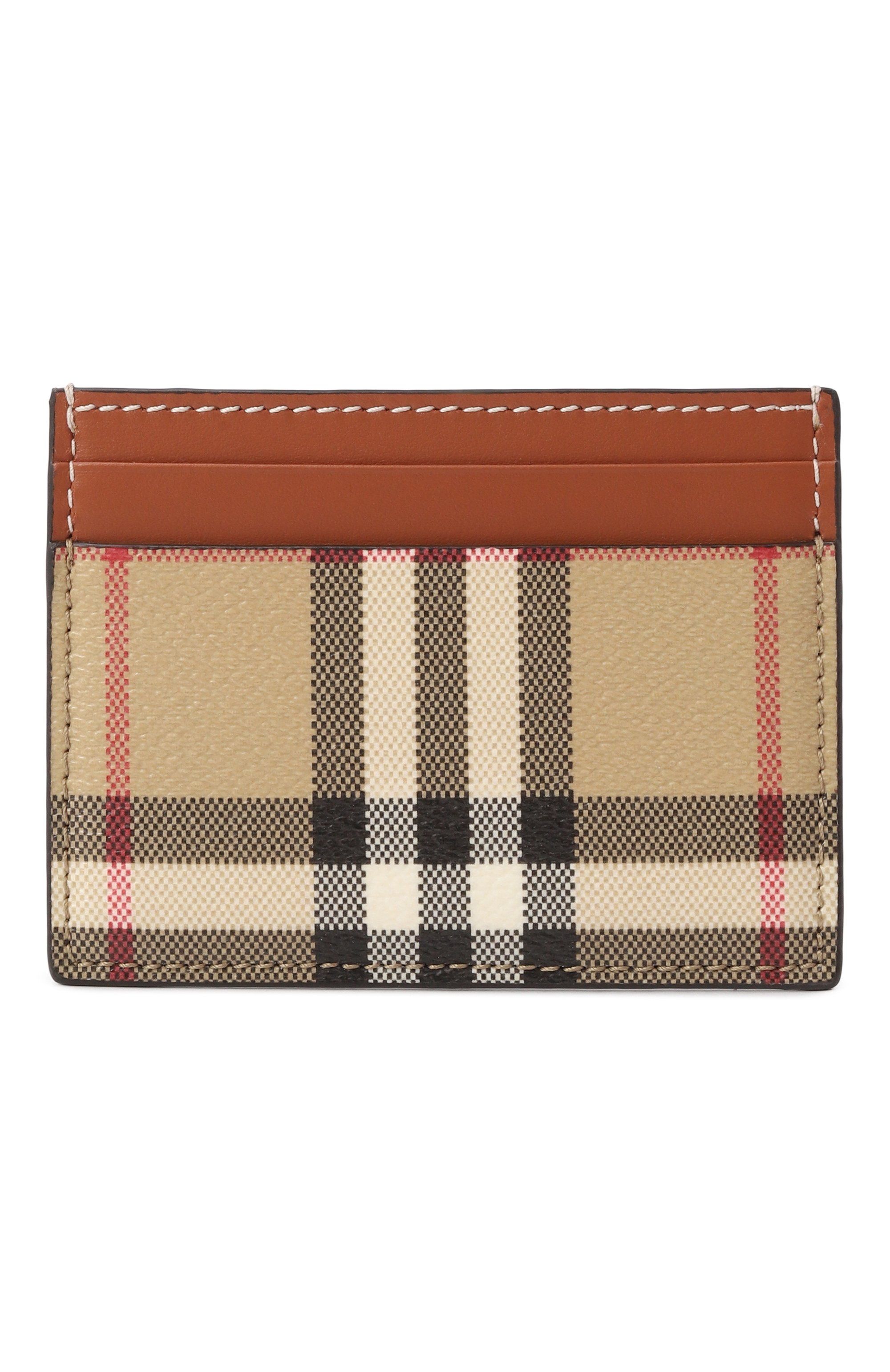 Футляр для кредитных карт BURBERRY бежевого цвета по цене 28100 руб., арт. 8094426, фото 1 Футляр для кредитных карт BURBERRY, арт. 8094426, фото 1