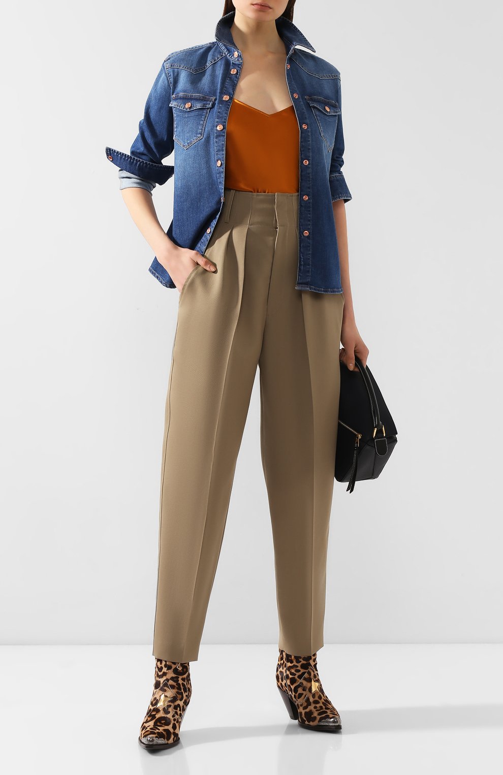 Шерстяные брюки ISABEL MARANT, арт. PA1493-19H041I/DURNERI, фото 2