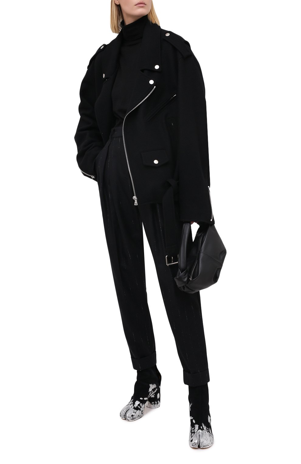 Шерстяные брюки ANN DEMEULEMEESTER, арт. 2002-1406-P-163-098, фото 2