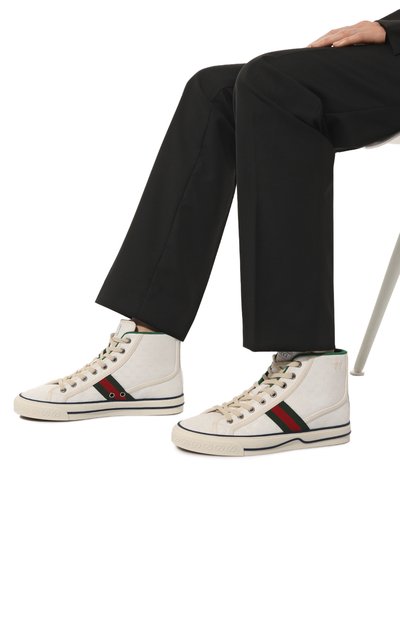 Текстильные кеды tennis 1977 GUCCI, арт. 627838 99WM0, фото 3