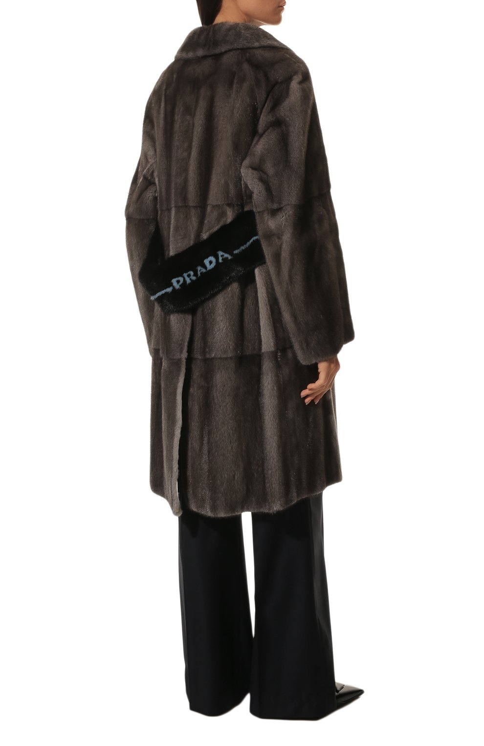 Шуба из норки PRADA, арт. 166543-L89-F0031, фото 4