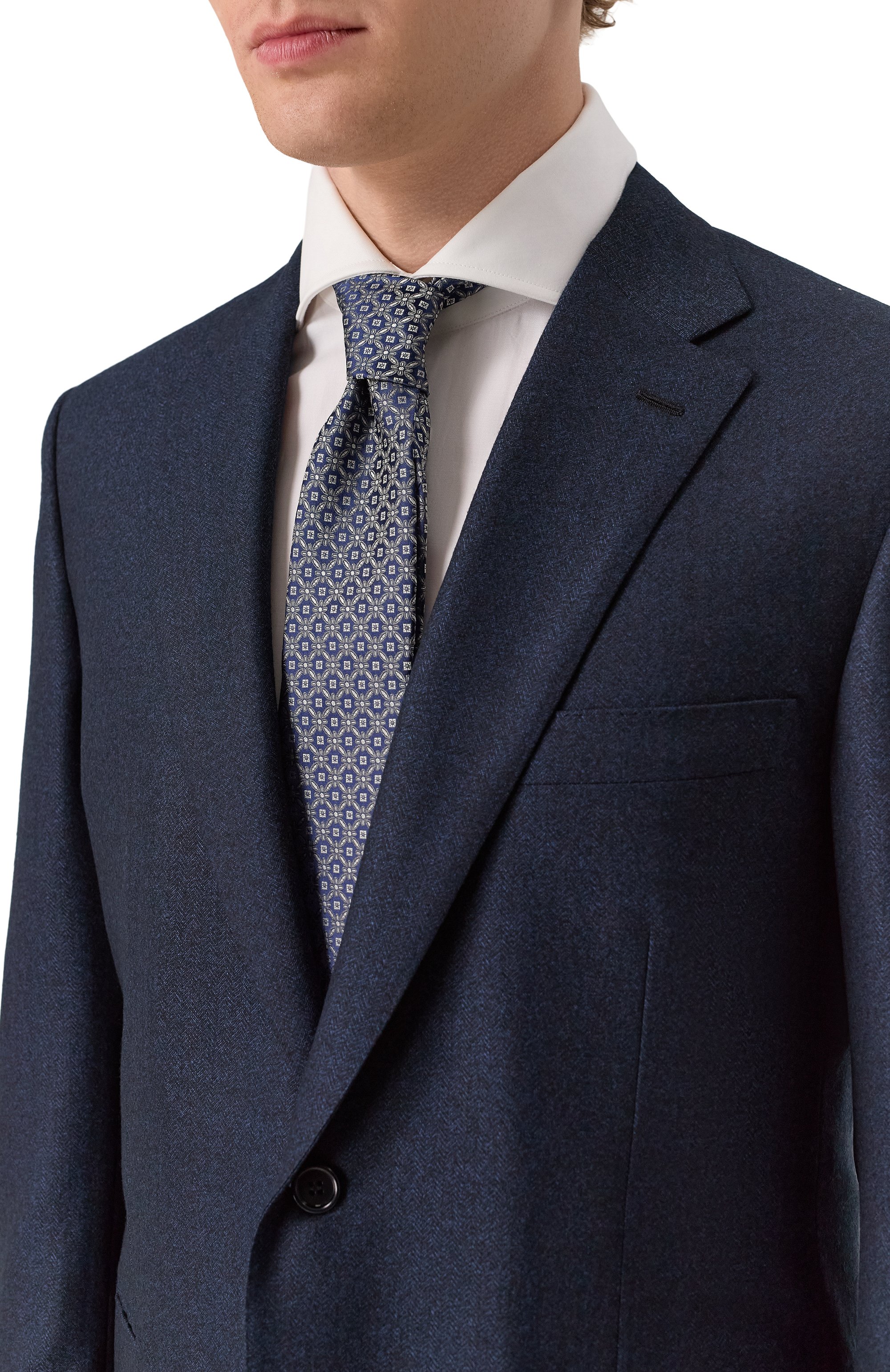 Шелковый галстук CANALI, арт. 18/HJ04424, фото 2