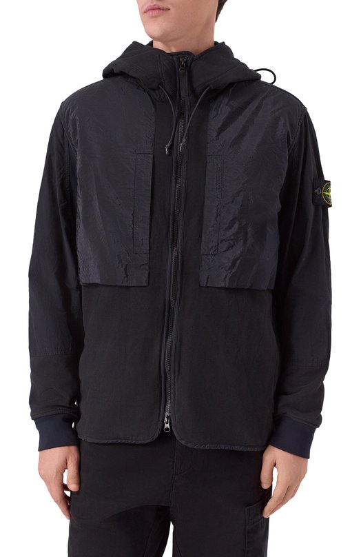 Хлопковая толстовка Stone Island 7515647/41 Чёрный  7515647/41 Фото 3