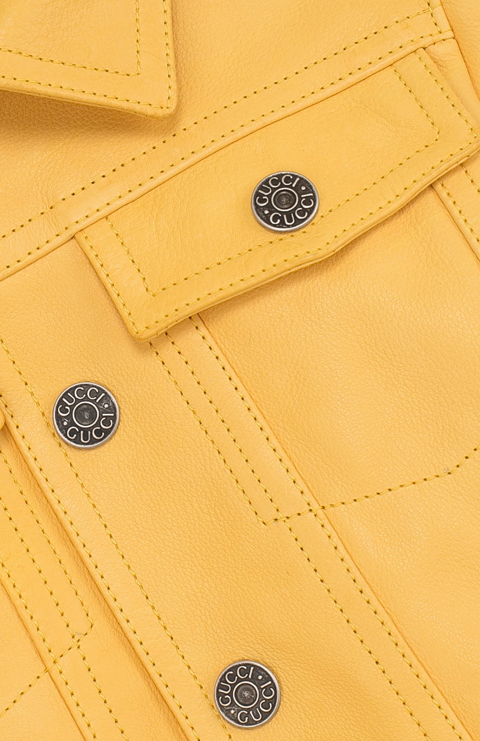 Кожаная куртка с принтом GUCCI, арт. 502057/XG588, фото 3