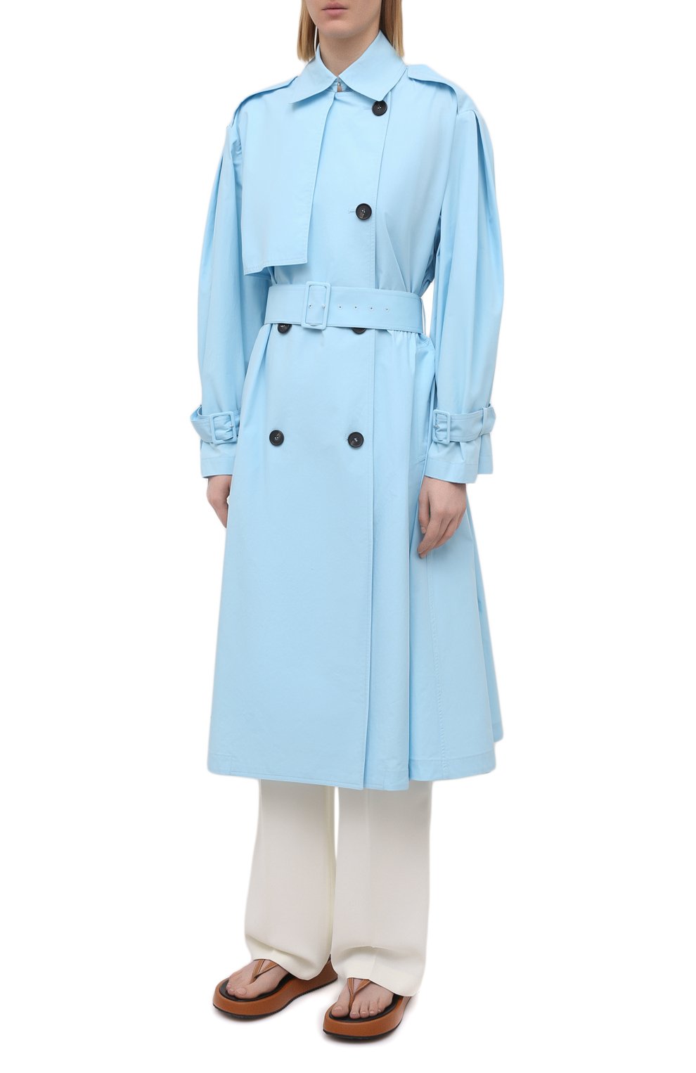Хлопковый тренч MSGM, арт. 3041MDC05 217104, фото 3