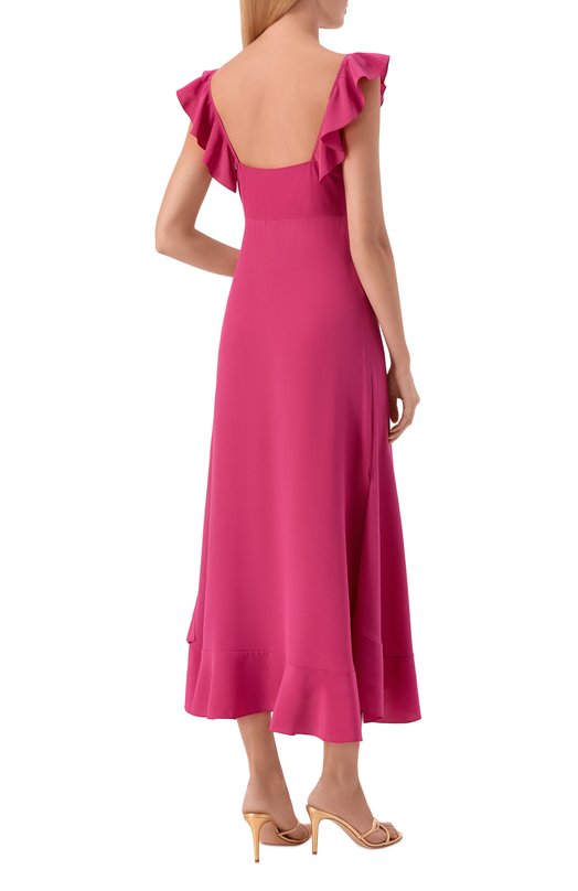 Шелковое платье Chloé CH26SR069005 Розовый  CH26SR069005 Фото 3