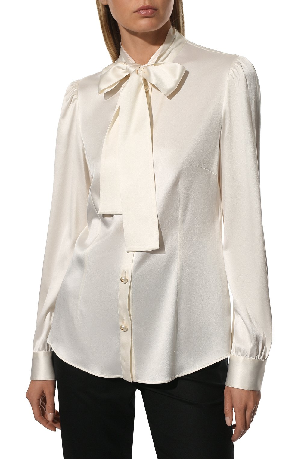 Шелковая блузка DOLCE & GABBANA, арт. F5P09T/FURAG, фото 3