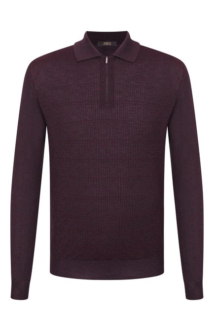 Мужская поло из кашемира и шелка ZILLI, арт. KZP001M0330VMSH00