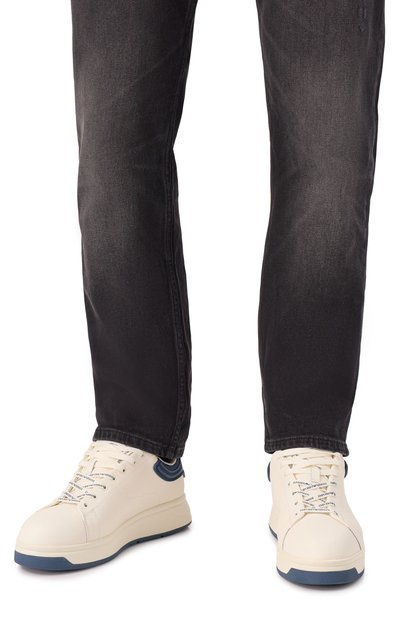 Кожаные кеды EMPORIO ARMANI, арт. X4X264/XN001, фото 3