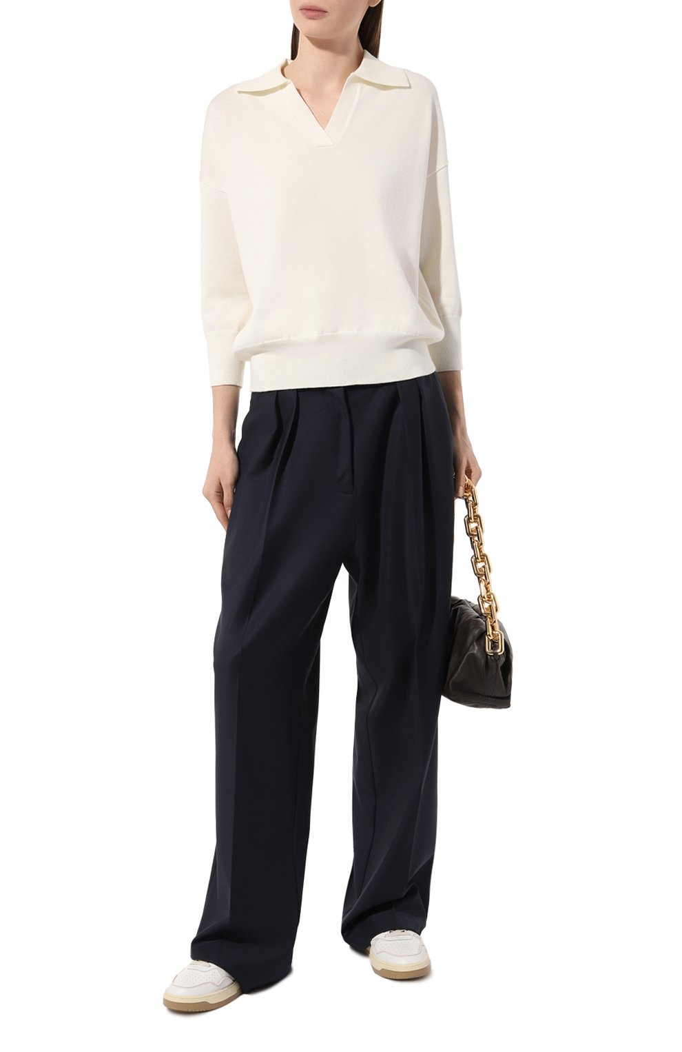 Пуловер из вискозы и шелка SEVEN LAB молочного цвета по цене 17430 руб., арт. CHR4.LK.0005.110, фото 2 Пуловер из вискозы и шелка SEVEN LAB, арт. CHR4.LK.0005.110, фото 2