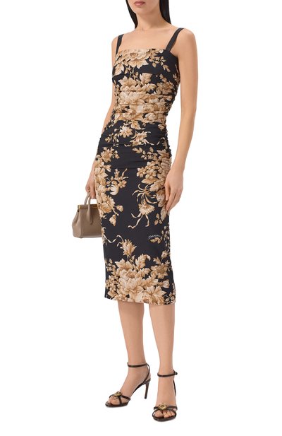 Кожаные босоножки devotion 75 DOLCE & GABBANA, арт. CR1983/AP412, фото 3