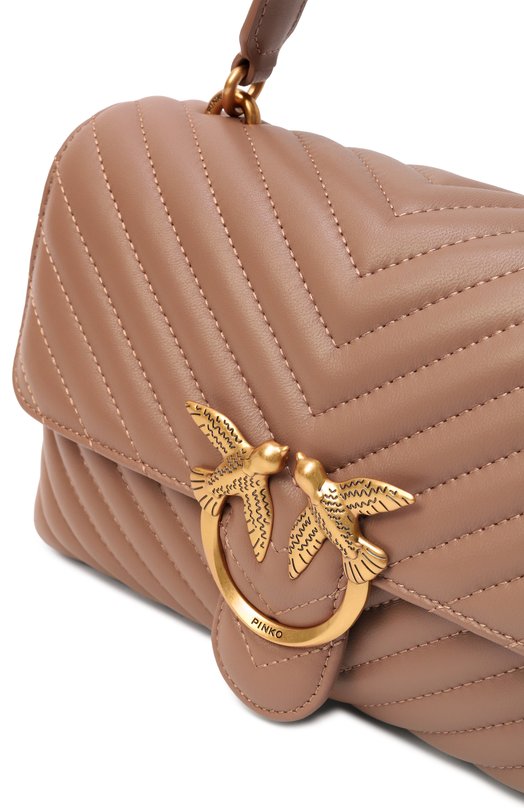 Сумка Love Lady Puff Classic Pinko 100043/A0GK Бежевый  100043/A0GK Фото 3