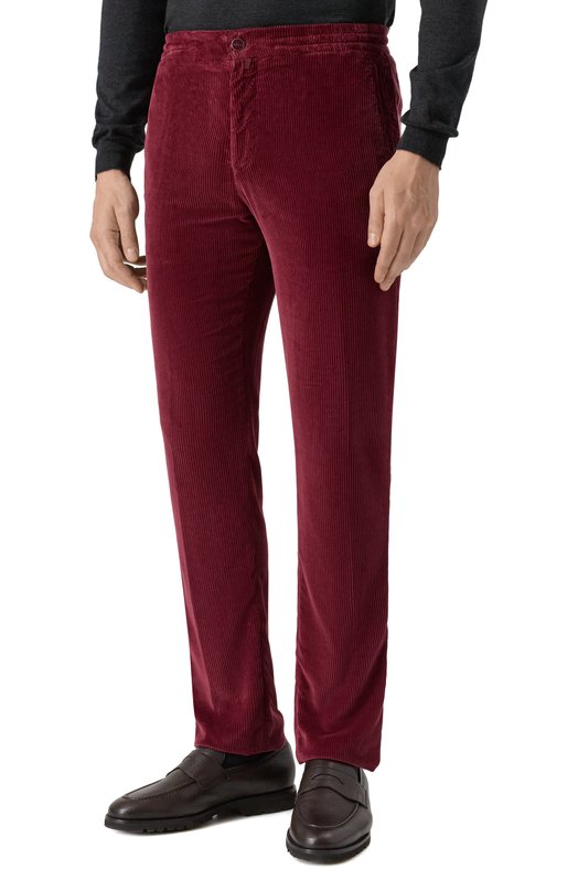 Вельветовые брюки Kiton UPLACRK0138H16 Розовый  UPLACRK0138H16 Фото 3