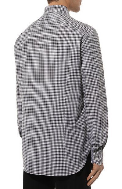 Хлопковая рубашка STEFANO RICCI черно-белого цвета по цене 98550 руб., арт. MC007131/L2016, фото 4 Хлопковая рубашка STEFANO RICCI, арт. MC007131/L2016, фото 4