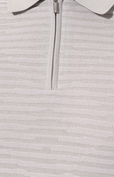 Поло из шелка и хлопка ZILLI, арт. MBZ-PZ082-0PTI1/MC01, фото 5