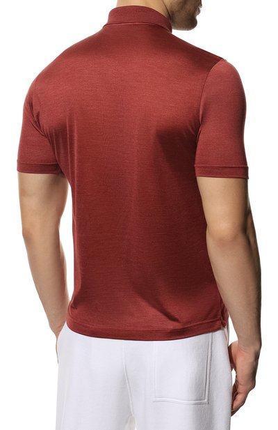 Шелковое поло ANDREA CAMPAGNA, арт. 60151/78311, фото 4