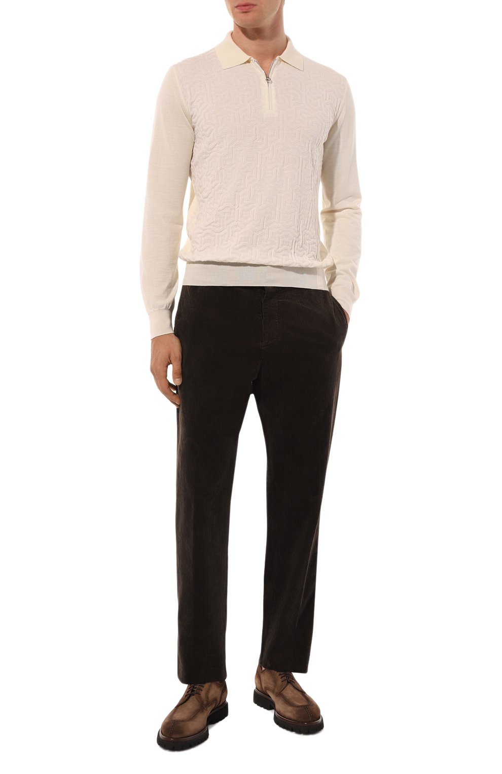 Вельветовые брюки KITON, арт. UPLACK0107F15, фото 2