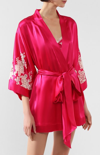 Шелковый халат CARINE GILSON, арт. JL0928JS C20, фото 3