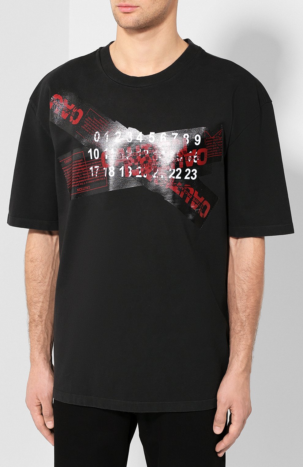 Хлопковая футболка MAISON MARGIELA, арт. S50GC0568/S23366, фото 3