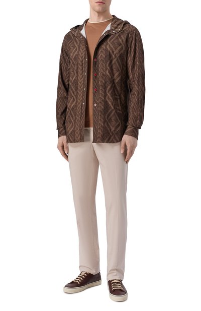 Мужская хлопковая рубашка KITON, арт. UMCMARH0908504