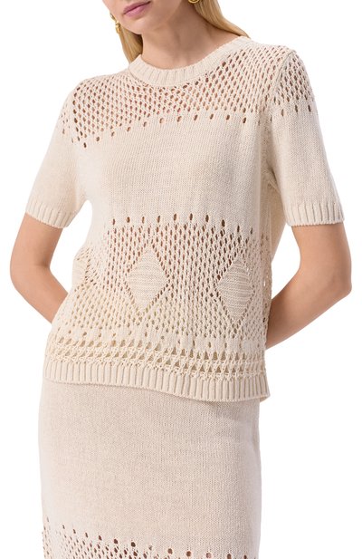 Пуловер из шелка и льна MVST, арт. 25E/X2P/0/A001/7660, фото 3