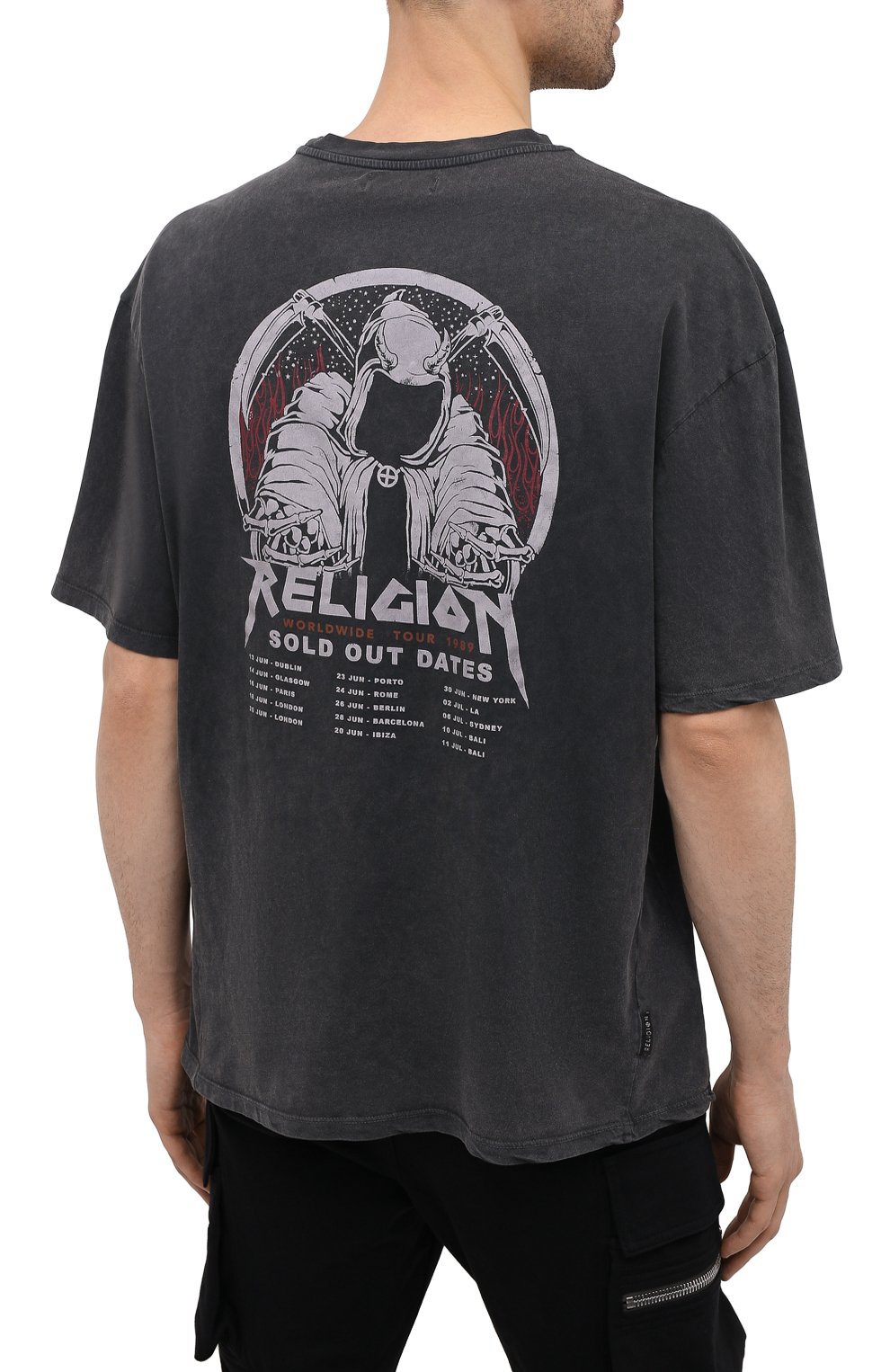 Хлопковая футболка RELIGION, арт. 11TS0N23, фото 4