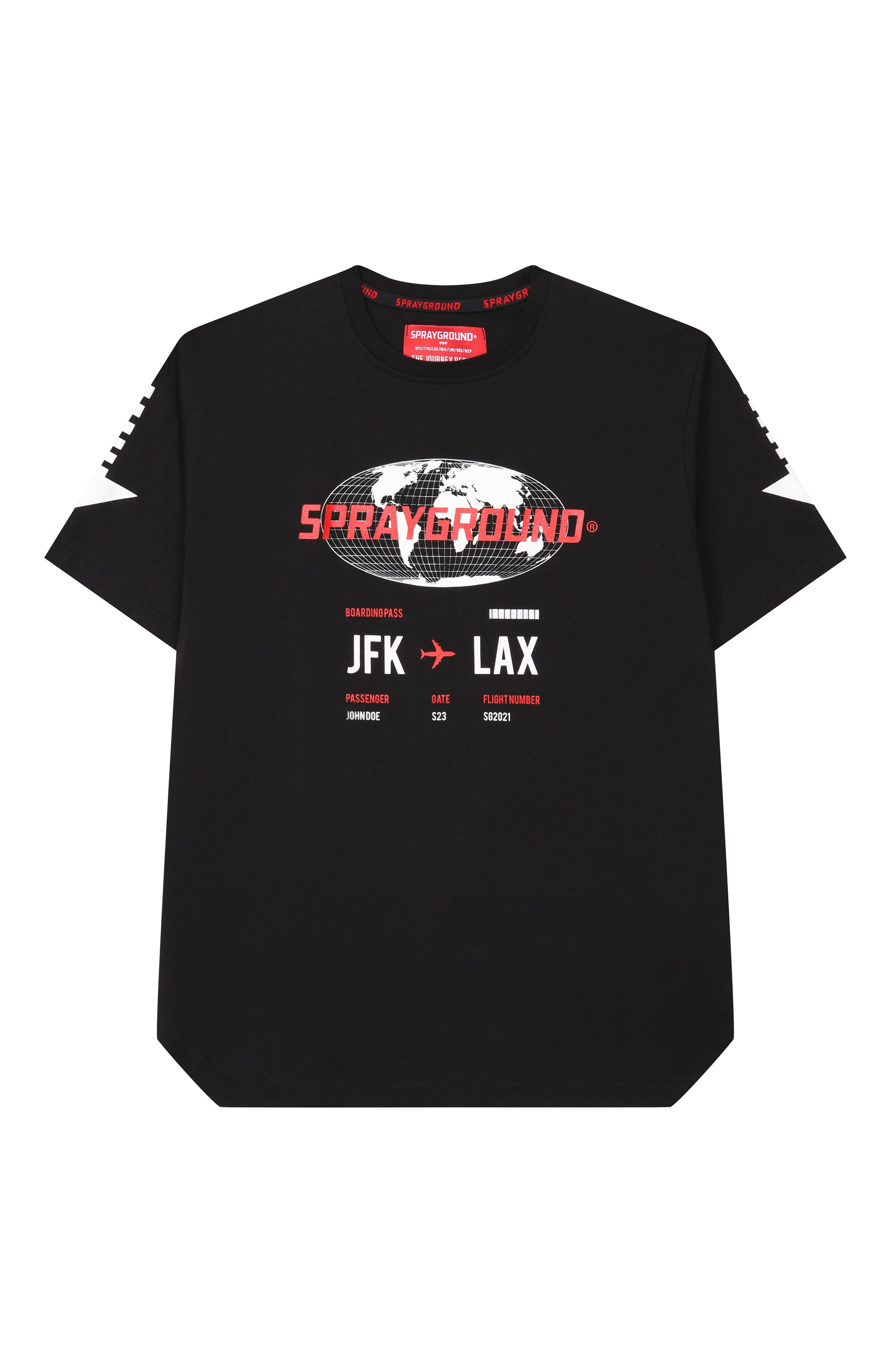 Хлопковая футболка SPRAYGROUND, арт. 21PESPY192/TAKE-0FF T-SHIRT J, фото 1