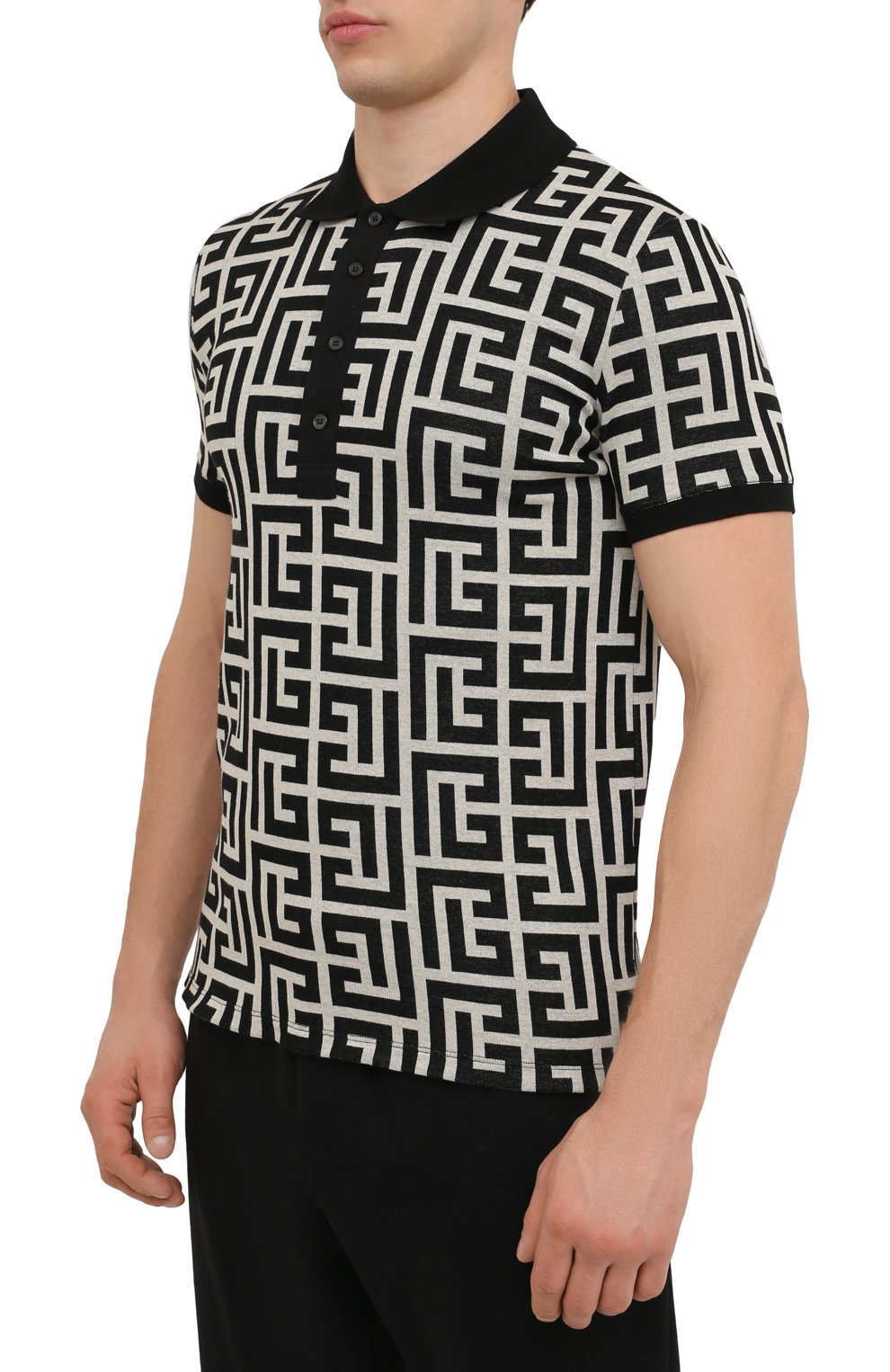 Хлопковое поло BALMAIN, арт. XH1GB000/JB70, фото 3