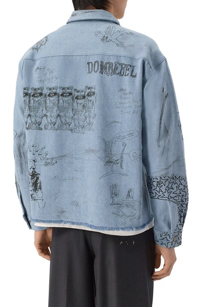 Джинсовая куртка DOMREBEL, арт. M SKETCHY/CR0PPED 0VERSHIRT, фото 4