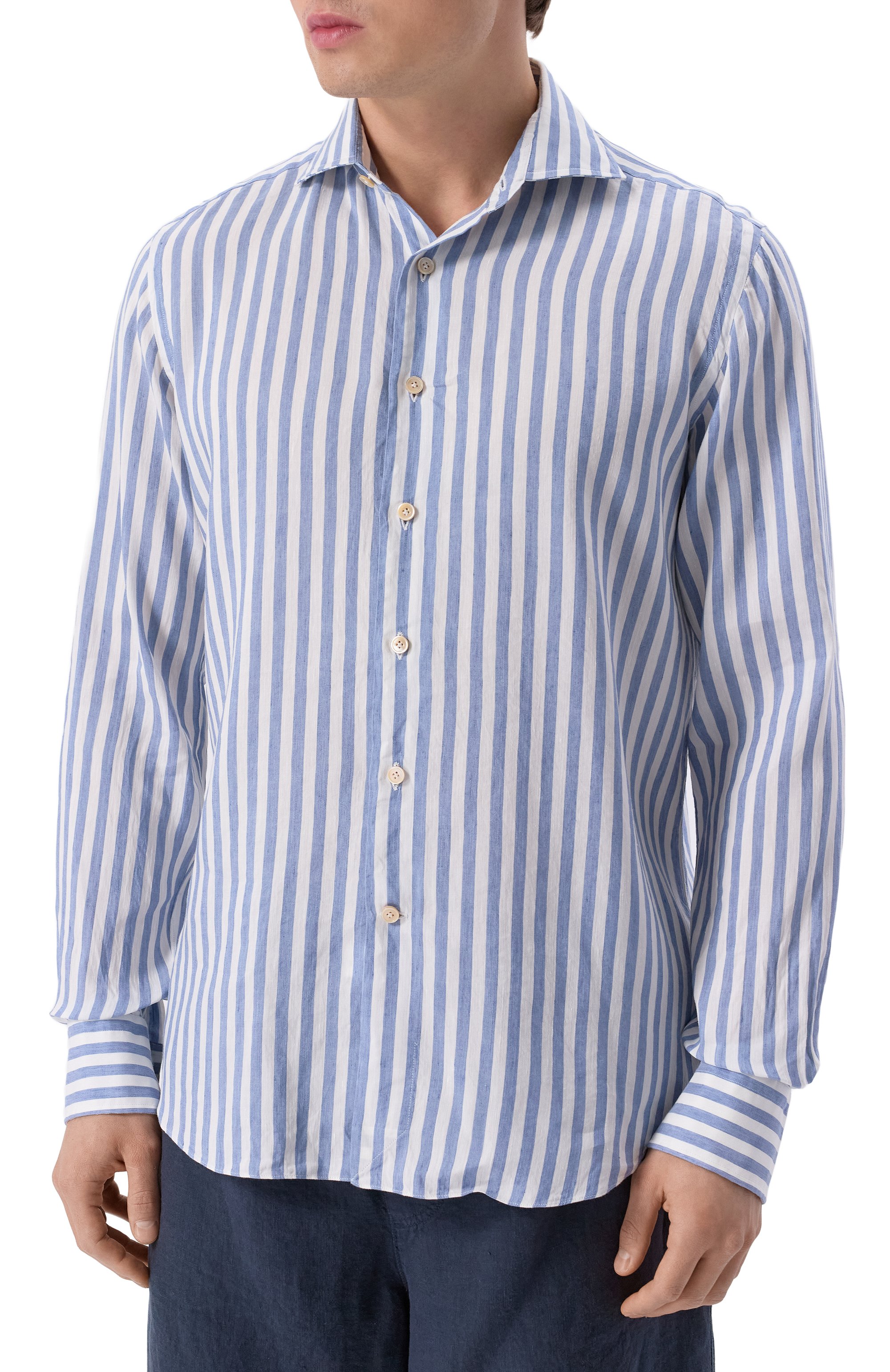 Льняная рубашка ALESSANDRO GHERARDI, арт. BR1L-3G-7T/7425, фото 3