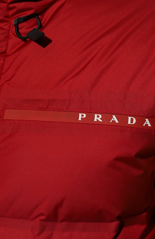Пуховик Prada SGB589-1XYV-F0011-202 Красный  SGB589-1XYV-F0011-202 Фото 5