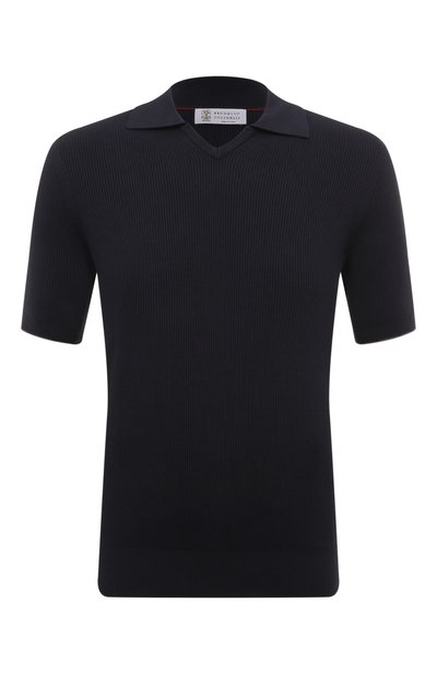 Мужская хлопковое поло BRUNELLO CUCINELLI, арт. M2900B2020