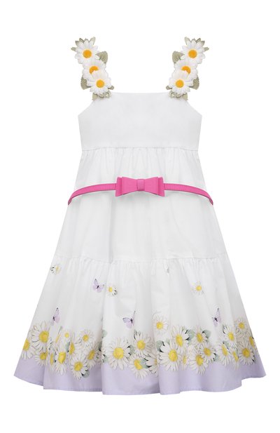 Хлопковое платье MONNALISA, арт. 31C914, фото 1