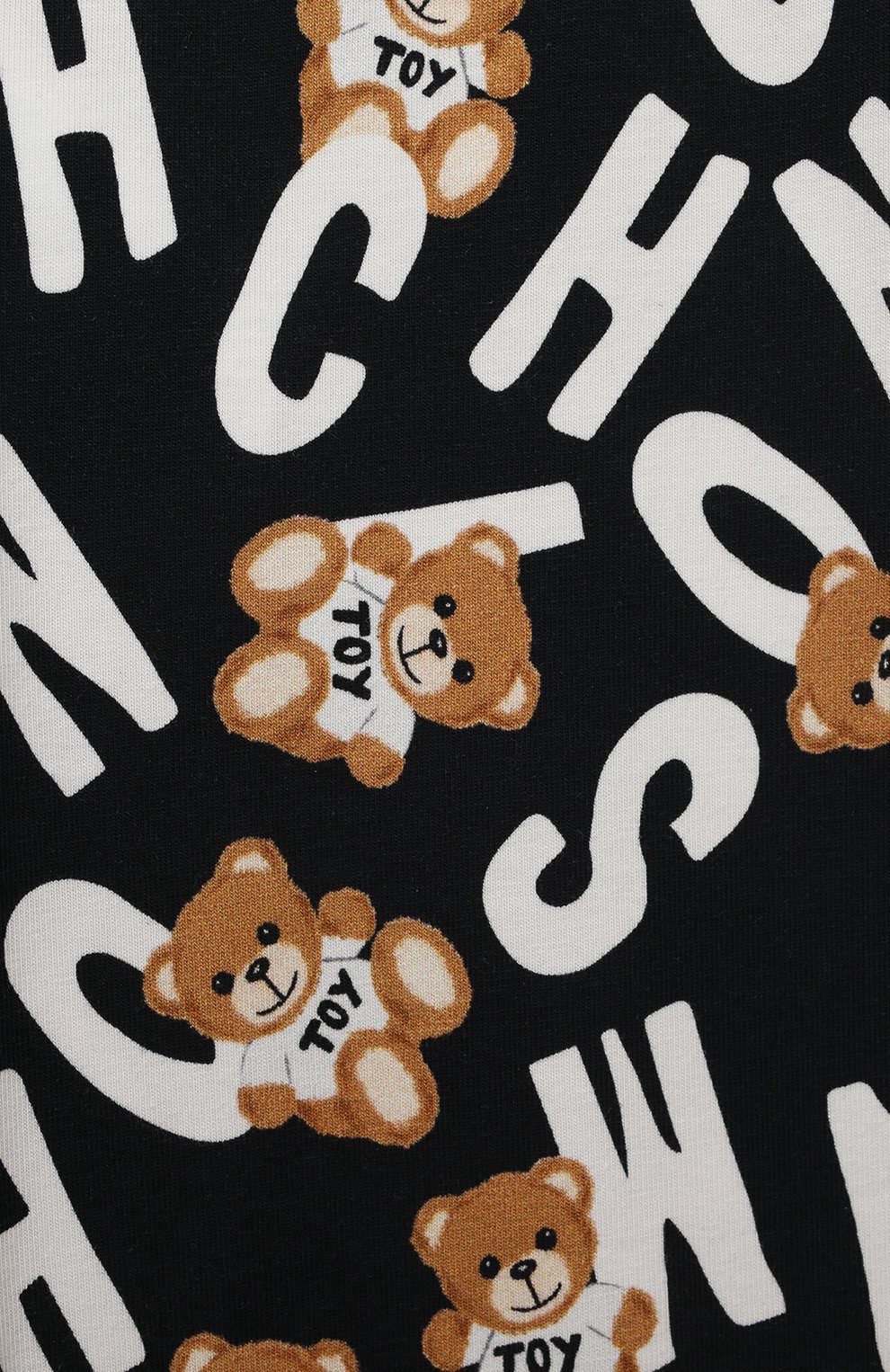 Хлопковые легинсы MOSCHINO, арт. HDP04X/LBBB8/4-8, фото 3