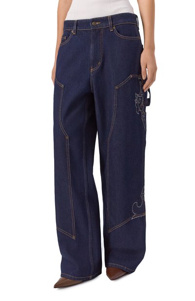 Джинсы ZADIG AND VOLTAIRE темно-синего цвета по цене 46500 руб., арт. WWJE01297, фото 3 Джинсы ZADIG AND VOLTAIRE, арт. WWJE01297, фото 3